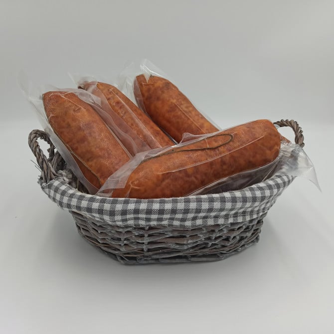 Saucisses fumées paysannes par 4 pièces